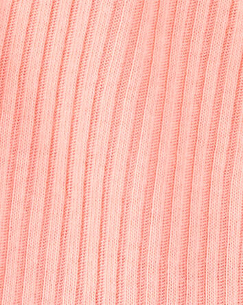 Toddler Girl Solid Loose Fit 2-Piece Pyjamas - Coral, 