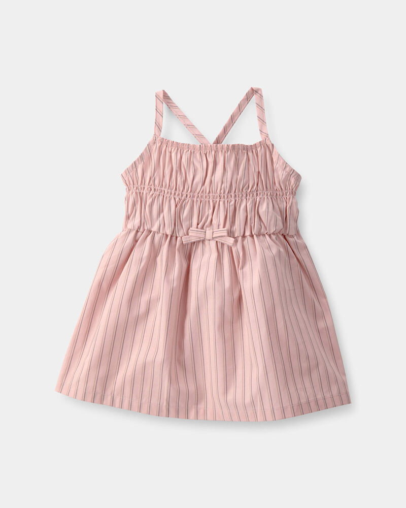 Baby Girl Striped Sleeveless Dress - Pink, image 1 of 4 slides