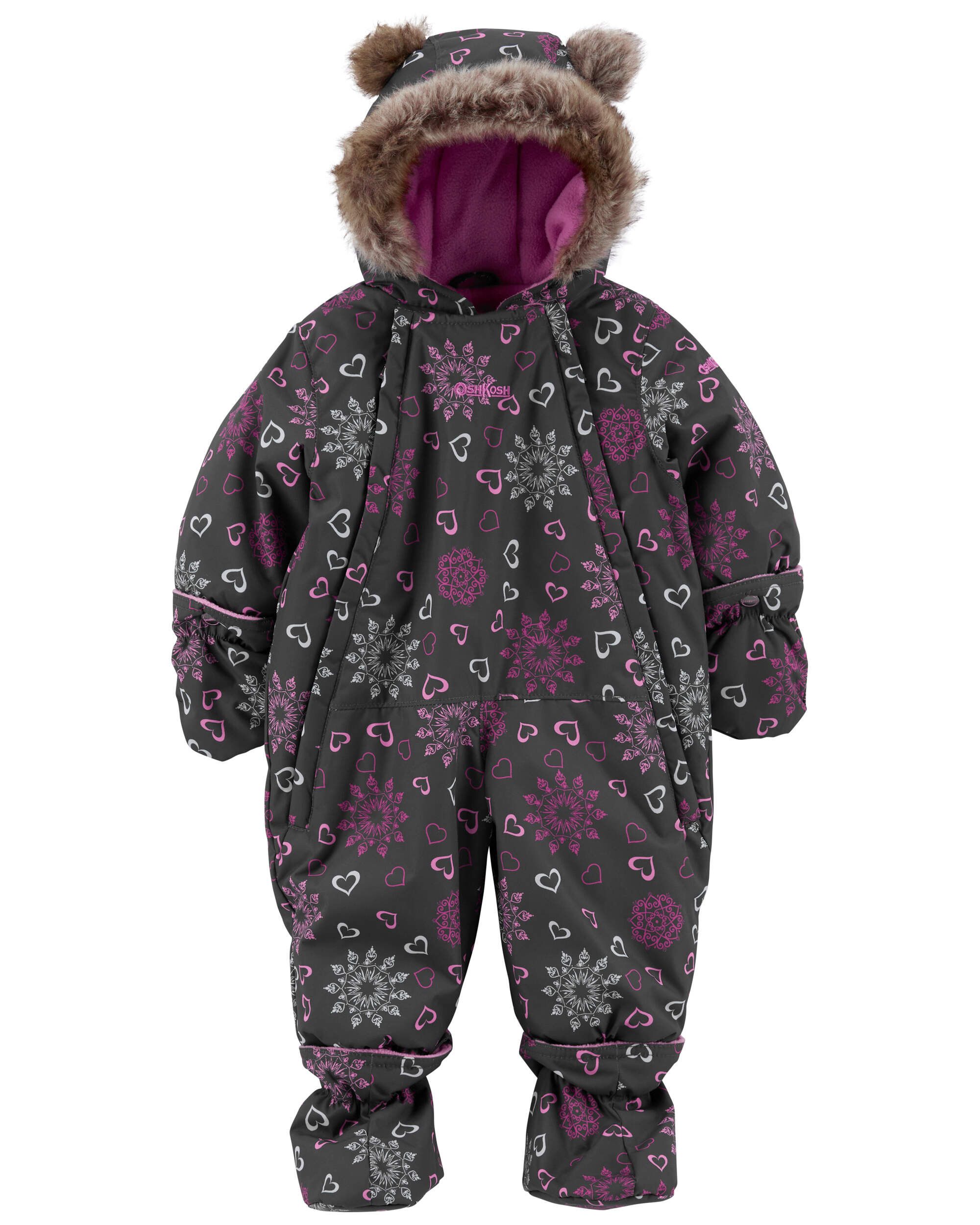 m14様BABY&Me High Performance Winter Cove Infants' Wicked Warm Underwear, One-Piece, Print | Toddler