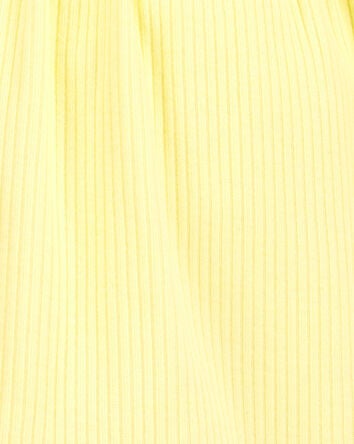 Baby Flutter Sleeves Jumpsuit - Yellow, 