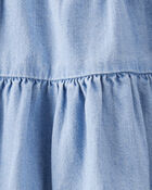 Baby Organic Cotton Chambray Dress , image 5 of 5 slides