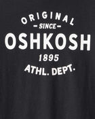 Gar&ccedil;ons - Chemise &agrave; manches longues en jersey avec logo OshKosh - Noir, image 2 sur 2 diapositives