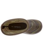 Toddler Camo Print Rain Boots, image 4 of 7 slides