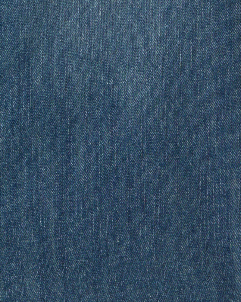 Toddler Boy Denim Button-Down Shirt - Dark Wash, image 2 of 3 slides