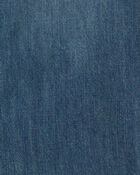 Toddler Boy Denim Button-Down Shirt - Dark Wash, image 2 of 3 slides