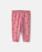 Baby Girl 2-Piece Bow Long-Sleeve Bodysuit & Pant Set - Pink, image 2 of 5 slides