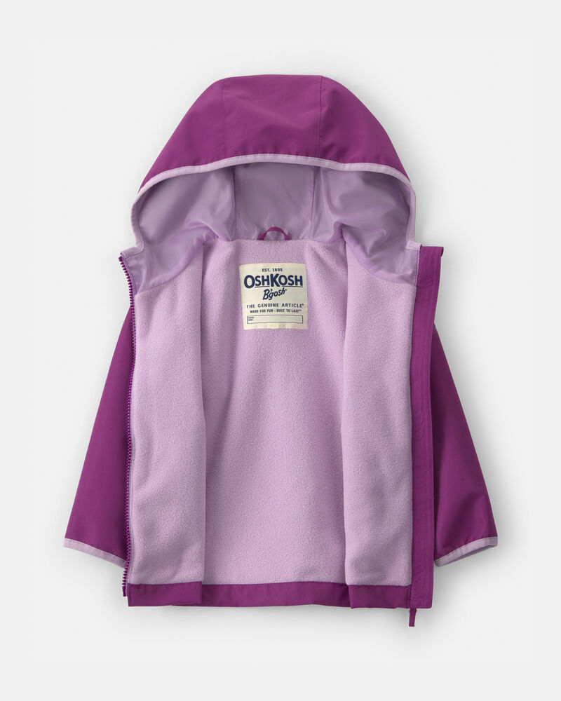 Tout-petit fille - Blouson mi-&eacute;paisseur doubl&eacute; de molleton pour fille, baies - Mauve, image 2 sur 3 diapositives