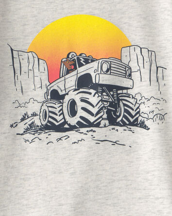 Toddler Boy 'Monster Truck' Long-Sleeve Graphic Tee - Grey, 