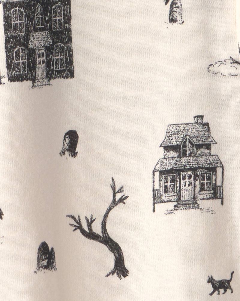 B&eacute;b&eacute; - Grenouill&egrave;re en coton biologique &agrave; motif D&eacute;cor ensorcel&eacute;, image 4 sur 4 diapositives
