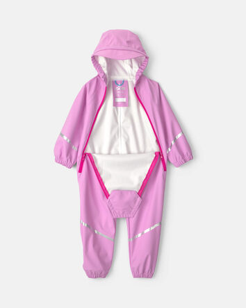 Toddler Girl Kombi Light Weight 1pc Rain Suit - Pink, 