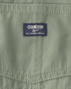 B&eacute;b&eacute; gar&ccedil;on - Toile Shortall - Vert olive, image 3 sur 3 diapositives