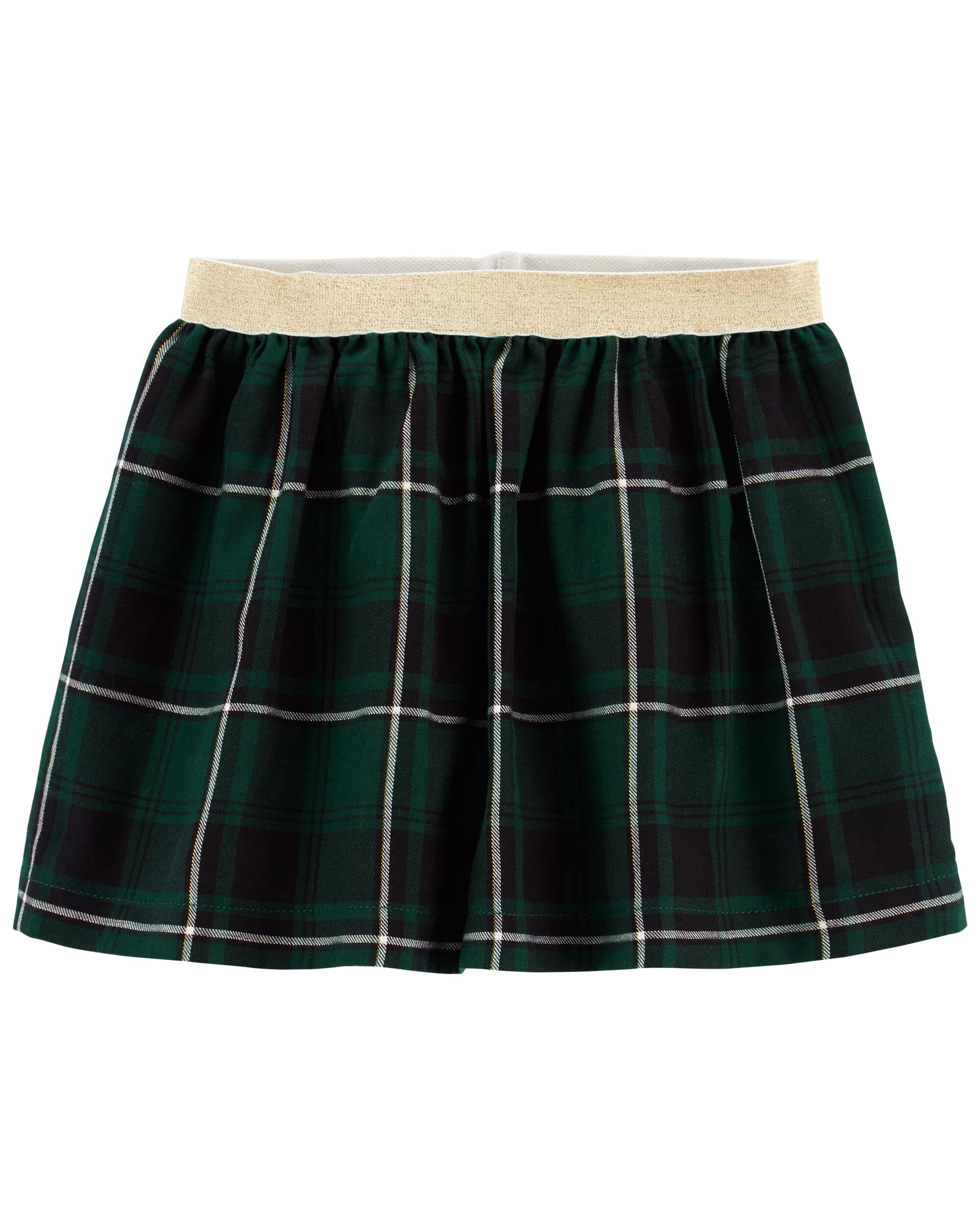 Baby green deals plaid skirt