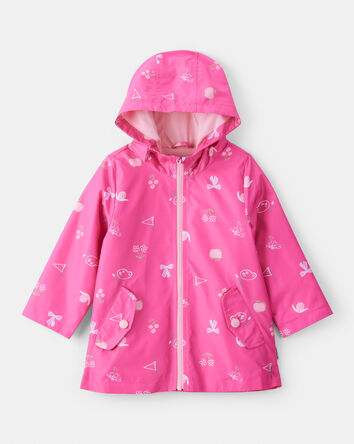 Filles - Imperméable à imprimé de fantaisie - Rose, 