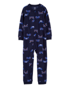Kid 1-Piece Video Games Fleece Footless Pyjamas, image 1 of 3 slides