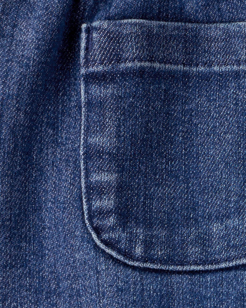 Toddler Girl Denim Skirt - Blue, image 2 of 3 slides