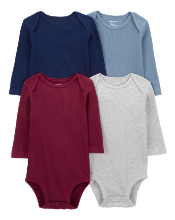Baby 8-Pack Long-Sleeve Bodysuits, 