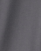 Baby Girl French Terry Wide-Leg Active Pants - Grey, image 3 of 4 slides