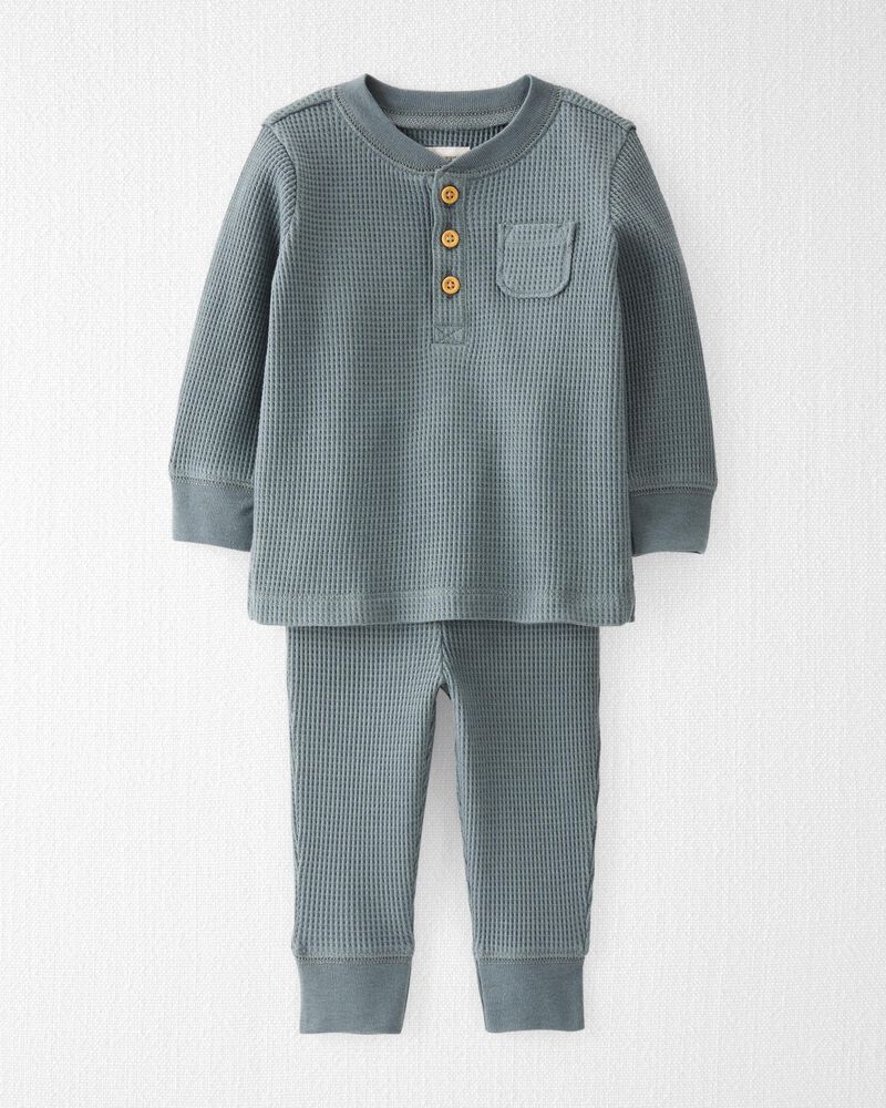 Waffle Knit Play Set Made with Organic Cotton, image 1 of 5 slides