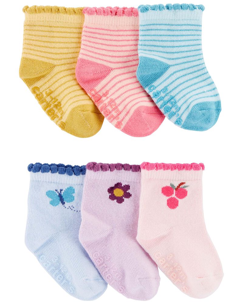 Bébé 6 paires de chaussons, image 1 sur 2 diapositives
