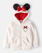 Toddler Girl Disney&copy; Minnie Mouse Hoodie - White, image 1 of 3 slides