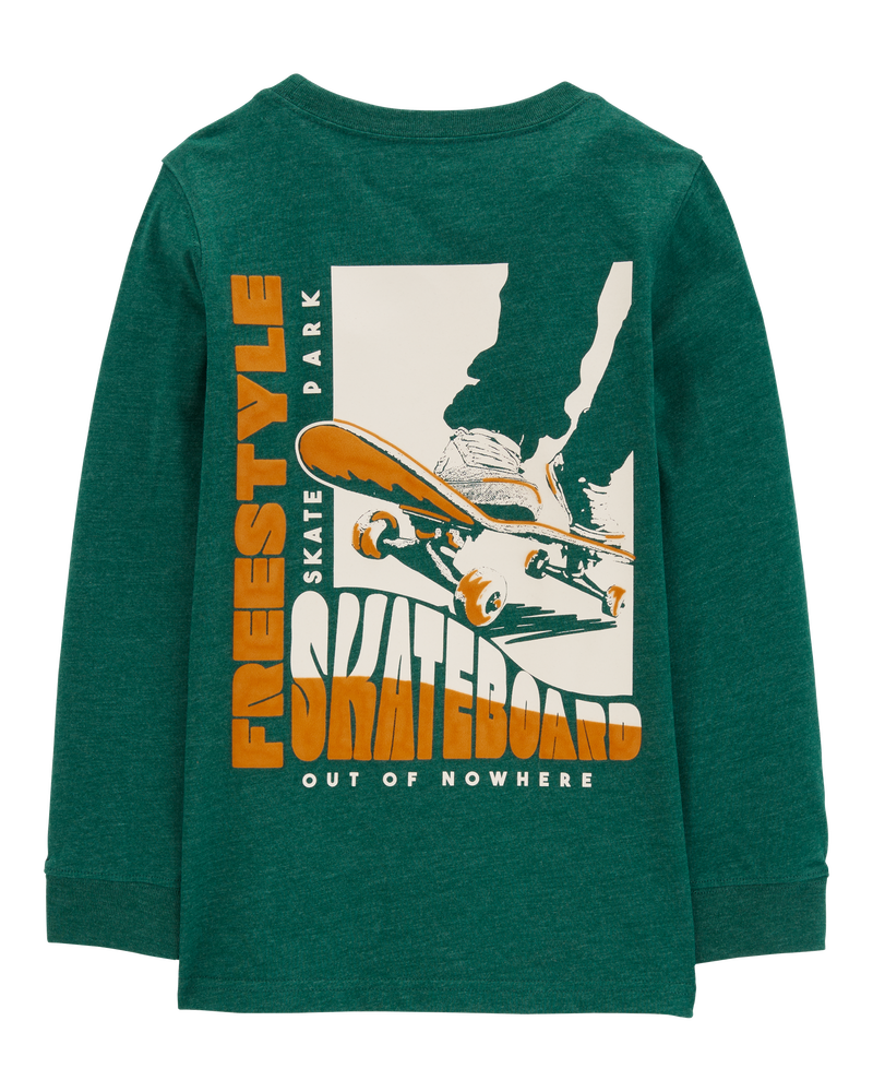 Kid Skateboard Graphic Tee, image 2 of 4 slides