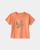 B&eacute;b&eacute; gar&ccedil;on - T-shirts &agrave; imprim&eacute; tatou &laquo;Club Wild&raquo; - Orange, image 1 sur 3 diapositives