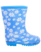 Toddler Daisy Print Rain Boots, image 2 of 7 slides