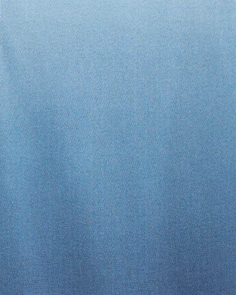 Kid Ombre Long-Sleeve Henley Shirt - Blue, image 2 of 3 slides