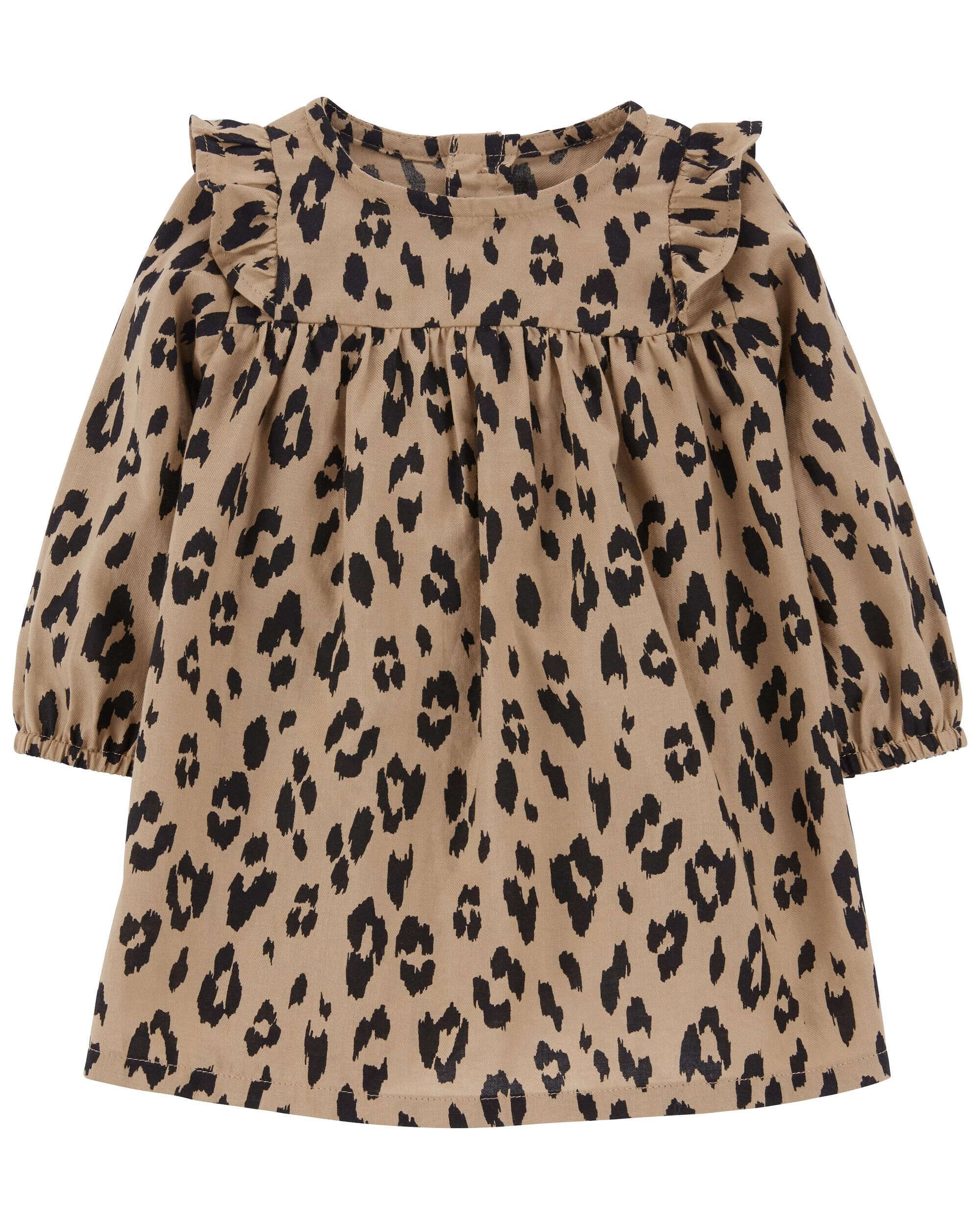 Leopard dress baby sales girl