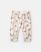 B&eacute;b&eacute; - Ensemble 2 pi&egrave;ces PurelySoft cache-couche manches longues et pantalon &agrave; th&egrave;me p&ocirc;le Nord &ndash; Cr&egrave;me, image 3 sur 5 diapositives