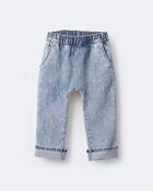 Toddler Playground Pant in Avenue Wash Denim - Blue, image 6 of 7 slides