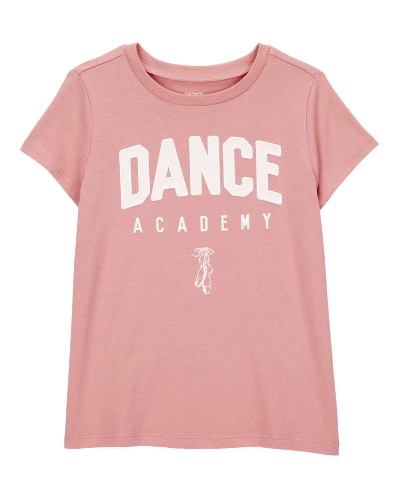 Kid Dance Academy Short-Sleeve Graphic Tee - Pink, image 1 of 3 slides