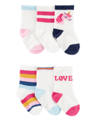 Bébé 6 paires de chaussettes mi-mollet, image 1 sur 2 diapositives