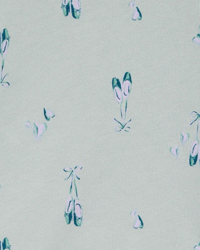 Baby Floral Crew Neck Cotton Pullover, image 2 of 3 slides
