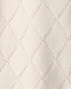 Baby Girl Cardigan Sweater - Cream, image 3 of 4 slides