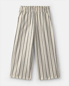 Girls Striped Pants - Ivory, image 1 of 4 slides