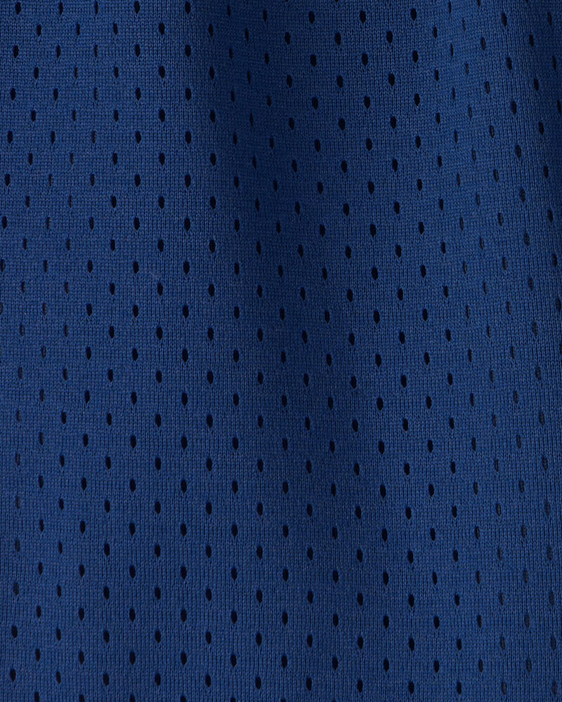 Toddler Boy Stripe Mesh Active Shorts - Blue, image 3 of 4 slides