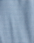 Baby Boy 2-Piece Organic Cotton Overall Set - Blue, image 6 of 7 slides