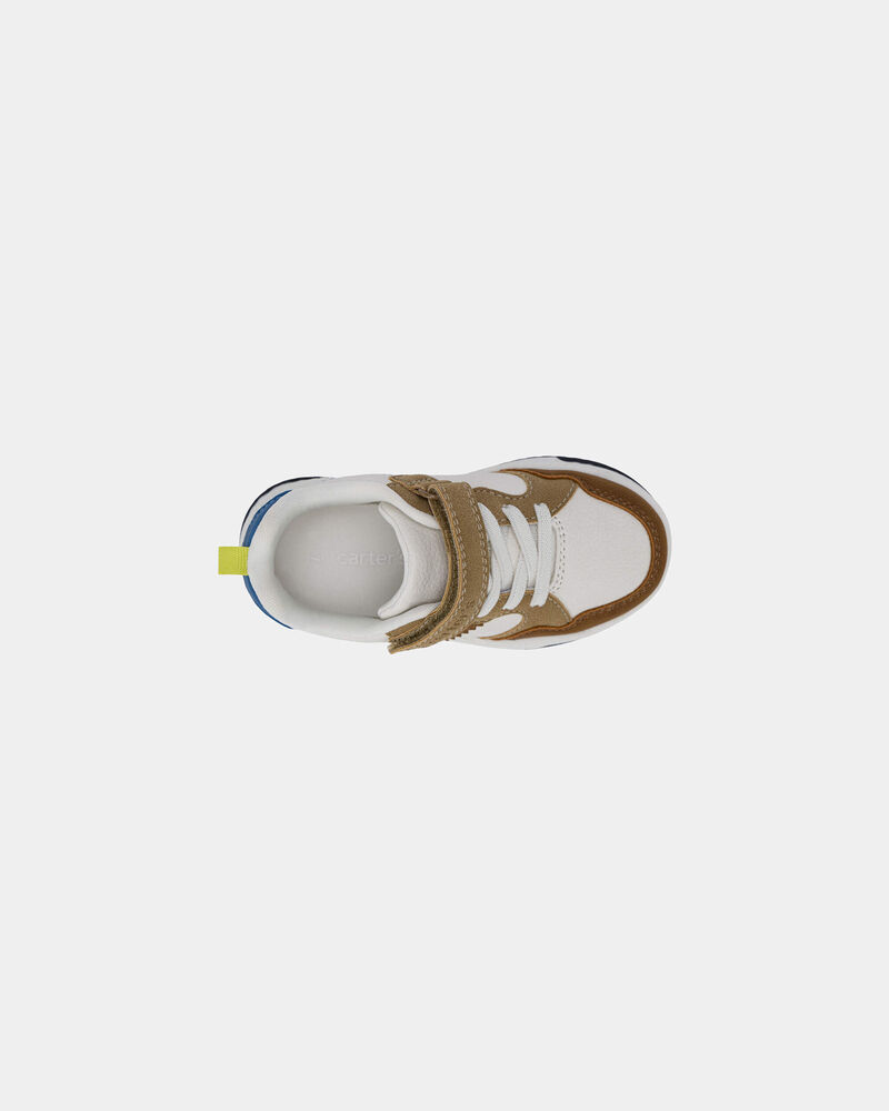 Tout-petit gar&ccedil;on - Espadrilles d&eacute;contract&eacute;es &ndash; Blanc/Beige, image 4 sur 6 diapositives