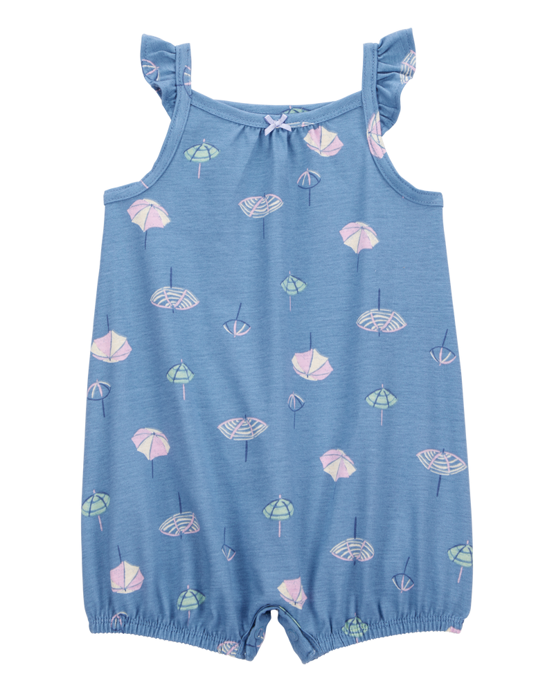 Baby Umbrella Cotton Romper, image 1 of 3 slides