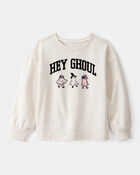 Kid Halloween Hey Ghoul Pullover Sweatshirt, image 1 of 3 slides