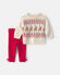 Red/Cream