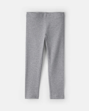 Toddler Girl Pull-On Stretch Leggings - Grey, 