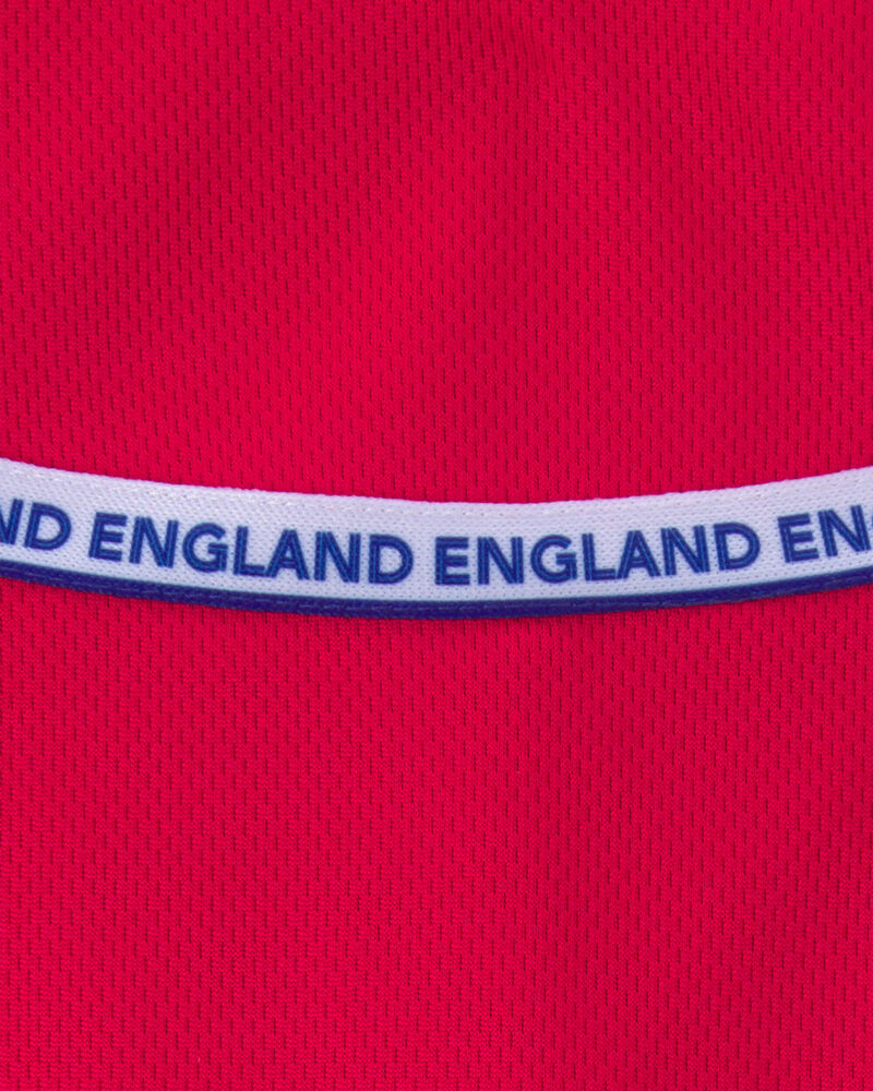 Ensemble 2 pi&egrave;ces chandail de soccer et jupe-short Umbro de l&rsquo;Angleterre pour fille - Rouge/Blanc, image 8 sur 13 diapositives