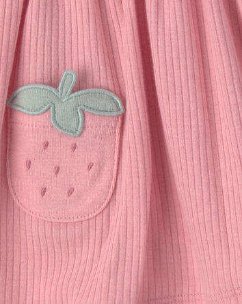 Baby Girl 2-Pack Strawberry Short-Sleeve Dresses - Pink, 