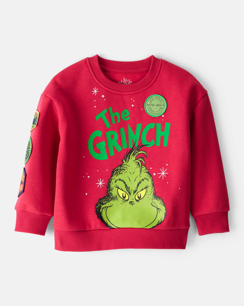 Toddler Christmas Seuss™ The Grinch Pullover Sweatshirt Red