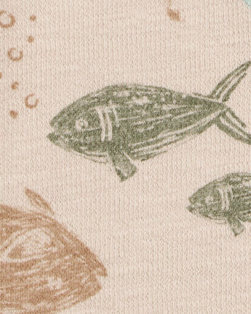Bébé Chemise boutonnée à motifs marins, 