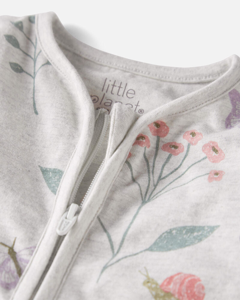 Baby Organic Cotton Sleeper Pyjamas, image 2 of 4 slides