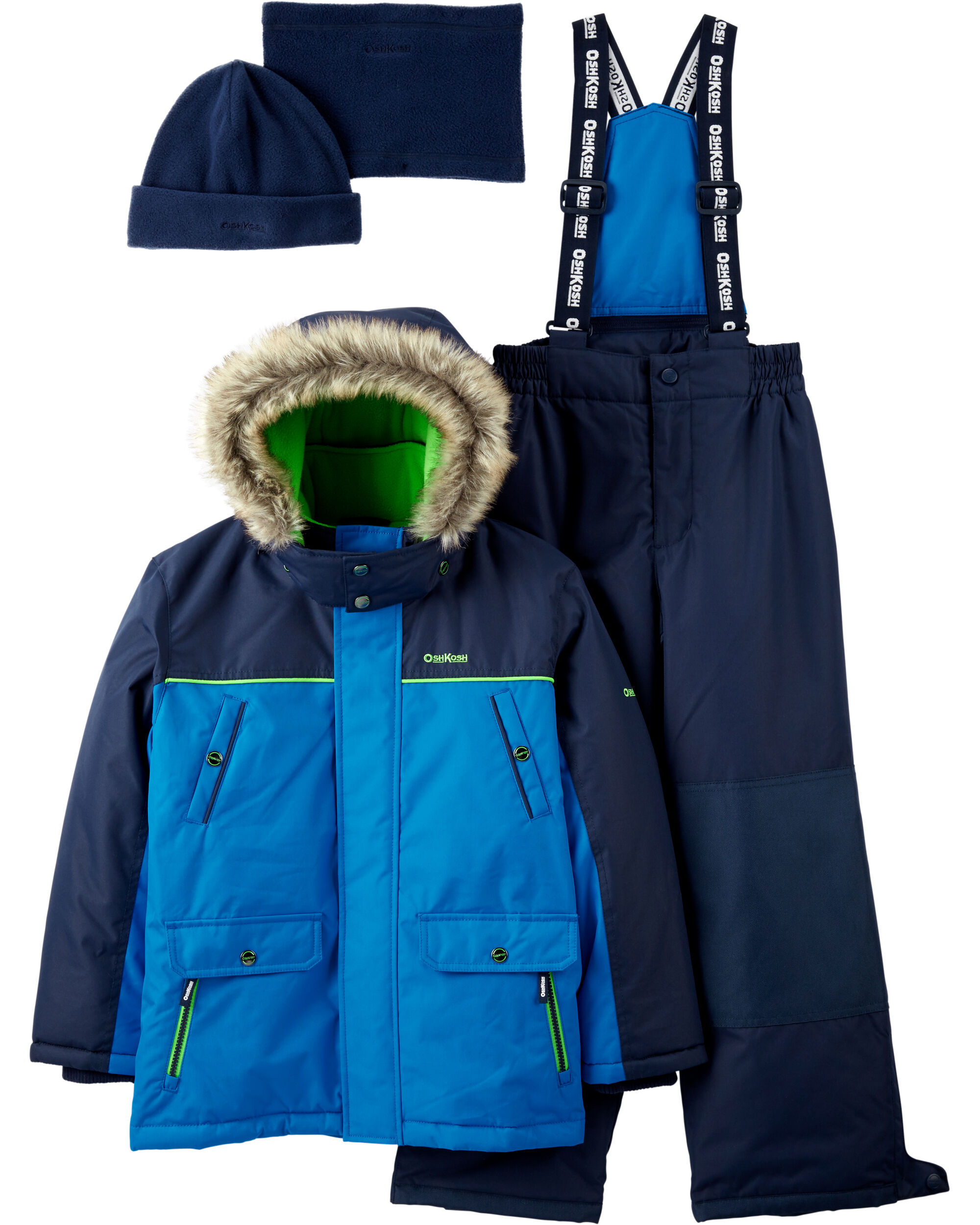 2Piece FleeceLined Snowsuit with Bonus Hat & Neck Warmer Carter’s OshKosh Canada