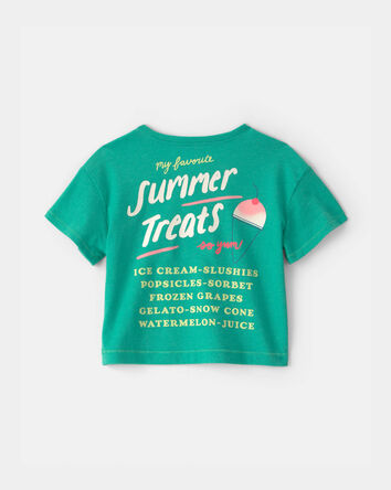 B&eacute;b&eacute; fille - T-shirt &agrave; imprim&eacute; cr&egrave;me glac&eacute;e - Vert, 